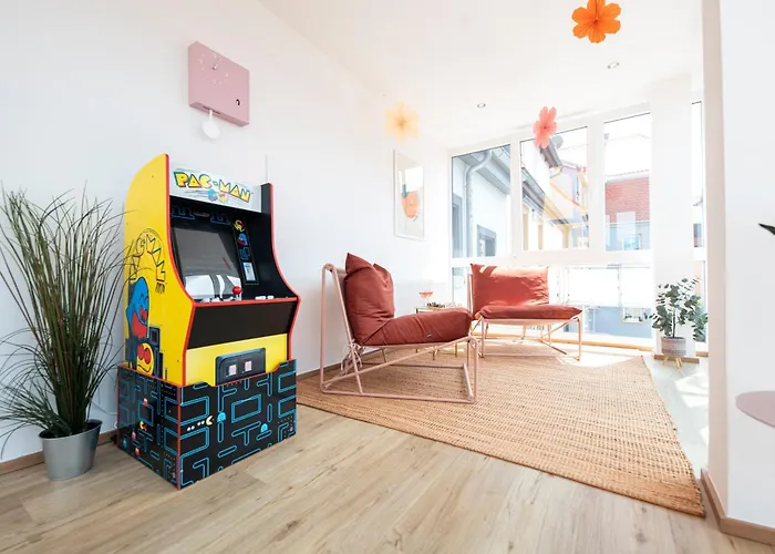 Bunter Hund - Zentrales Apartment, Parkplatz, Wintergarten, Kinderzimmer Apartment Rothenburg ob der Tauber